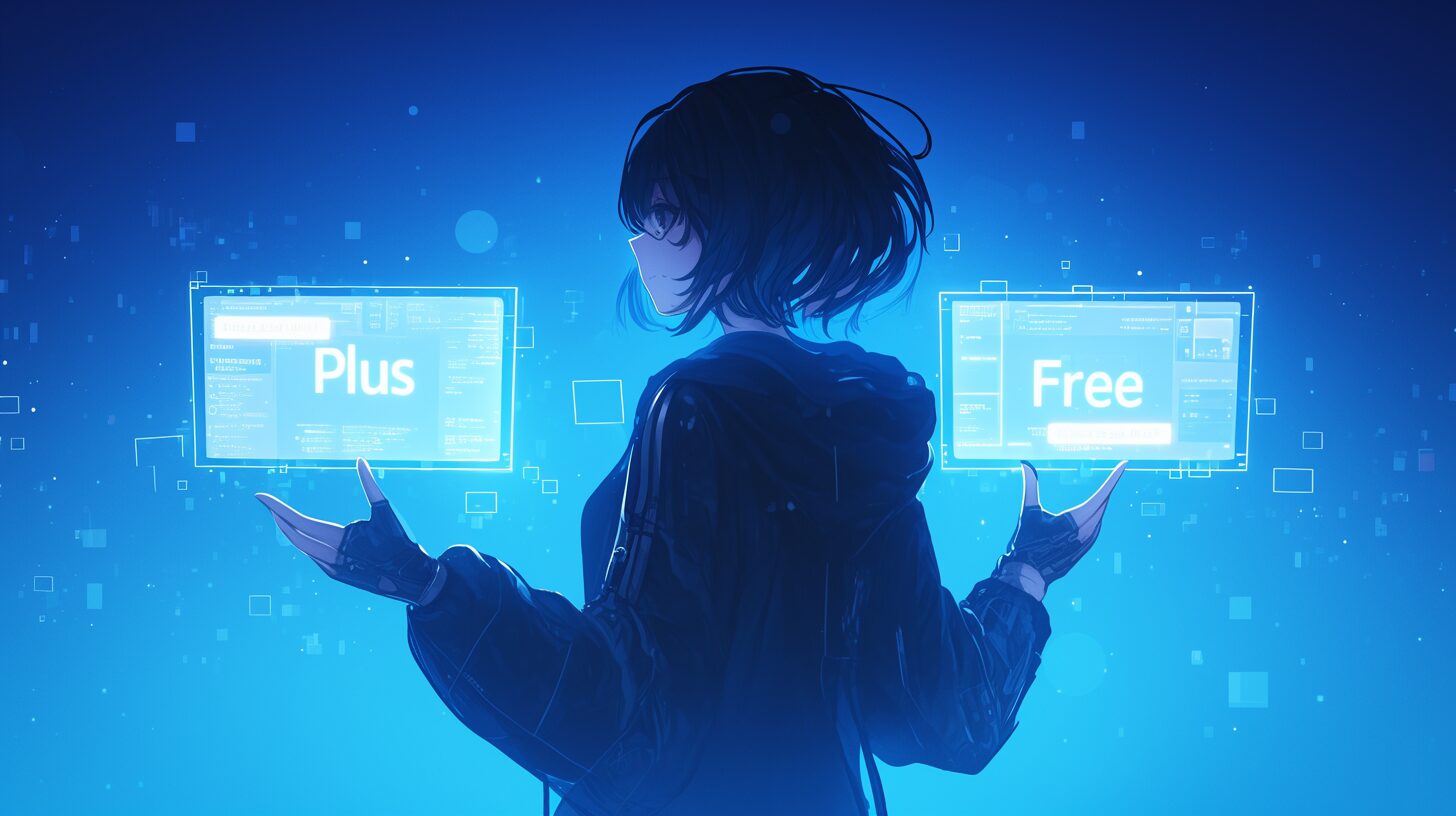 ChatGPT無料版とPlus版の違いを徹底比較｜副業で使い分ける最適プランと活用術